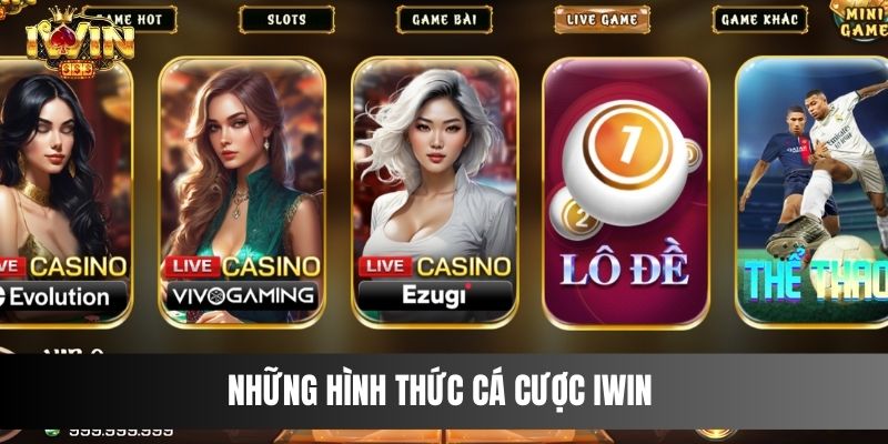 Những hình thức cá cược IWIN